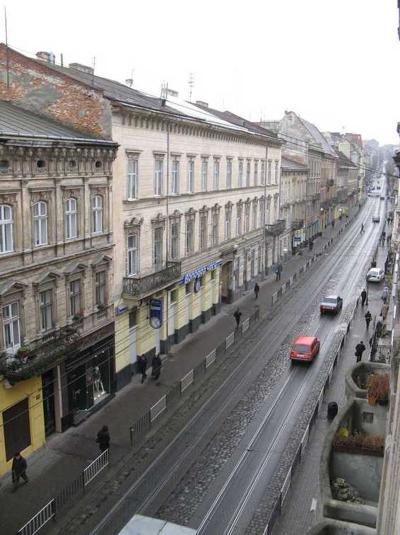 Ул. Дорошенко, вид из окна квартиры.