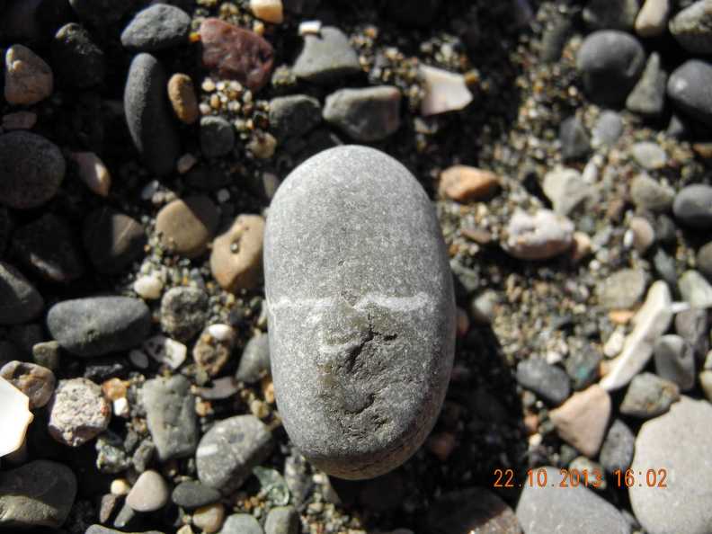 Грузия, Батуми. Камень похож на лицо человека.